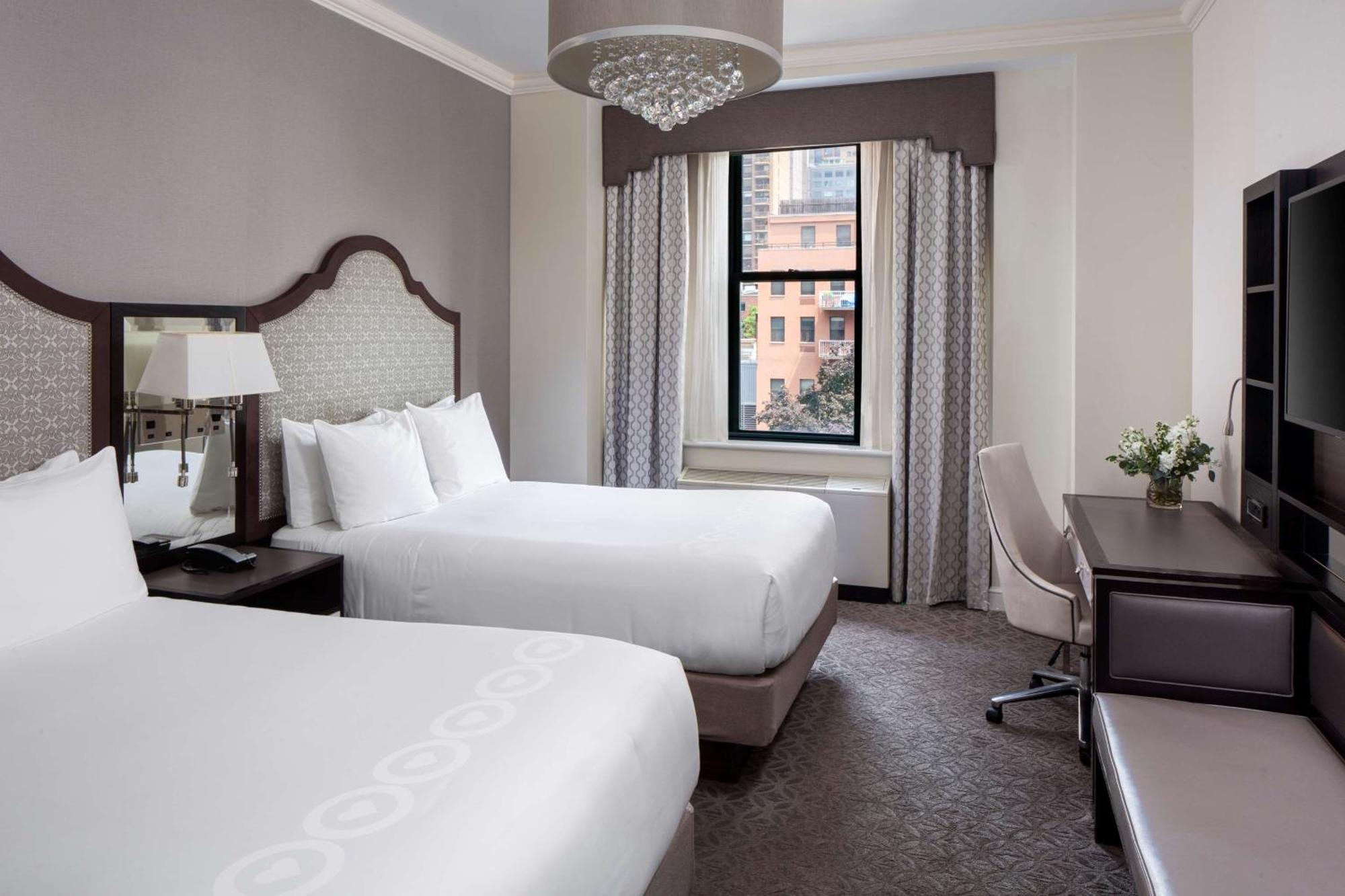 Double Room with Two Double Beds and Accessible Shower - Disability Access