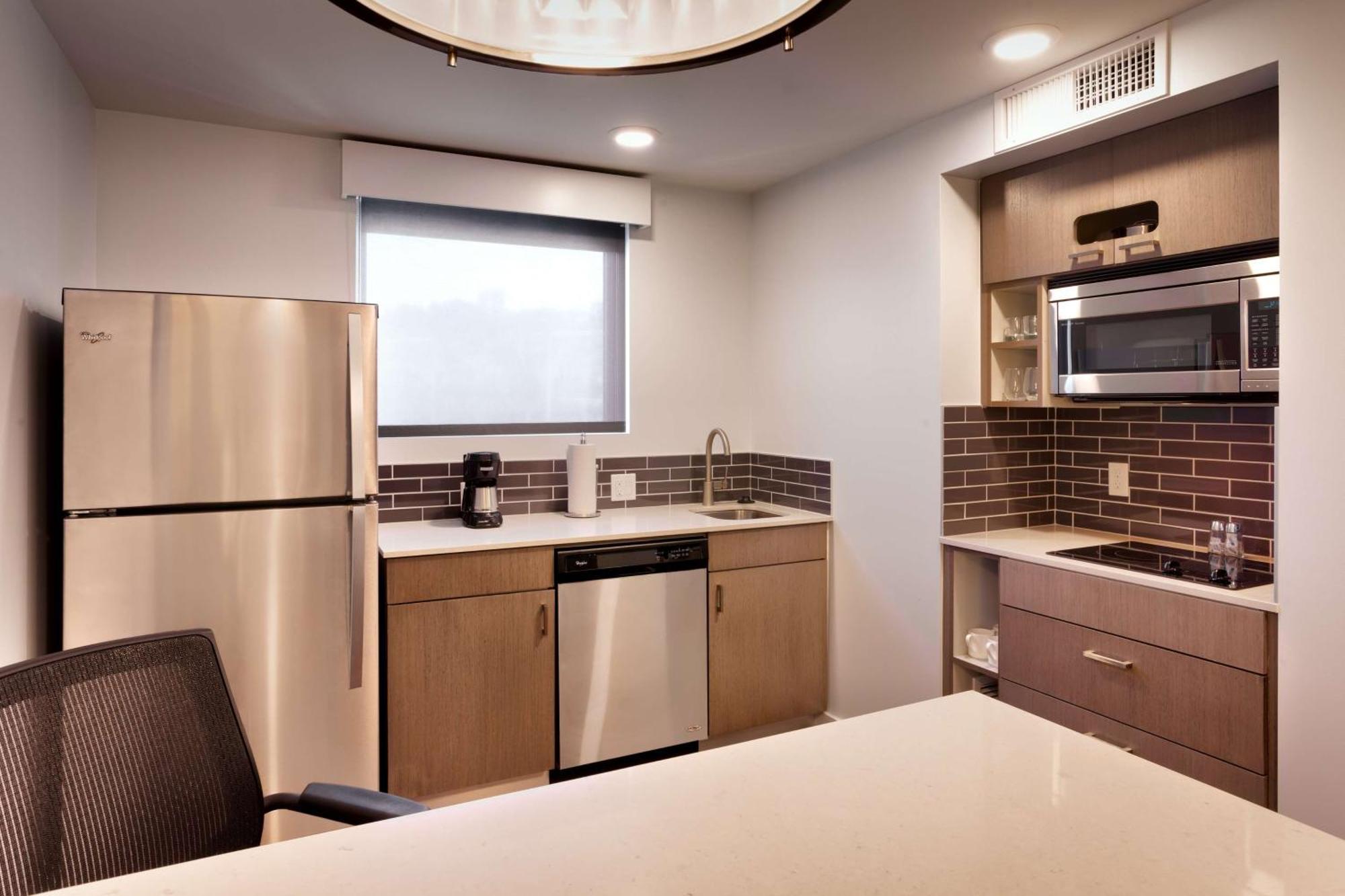 One-Bedroom King Suite Sofa Bed Kitchen
