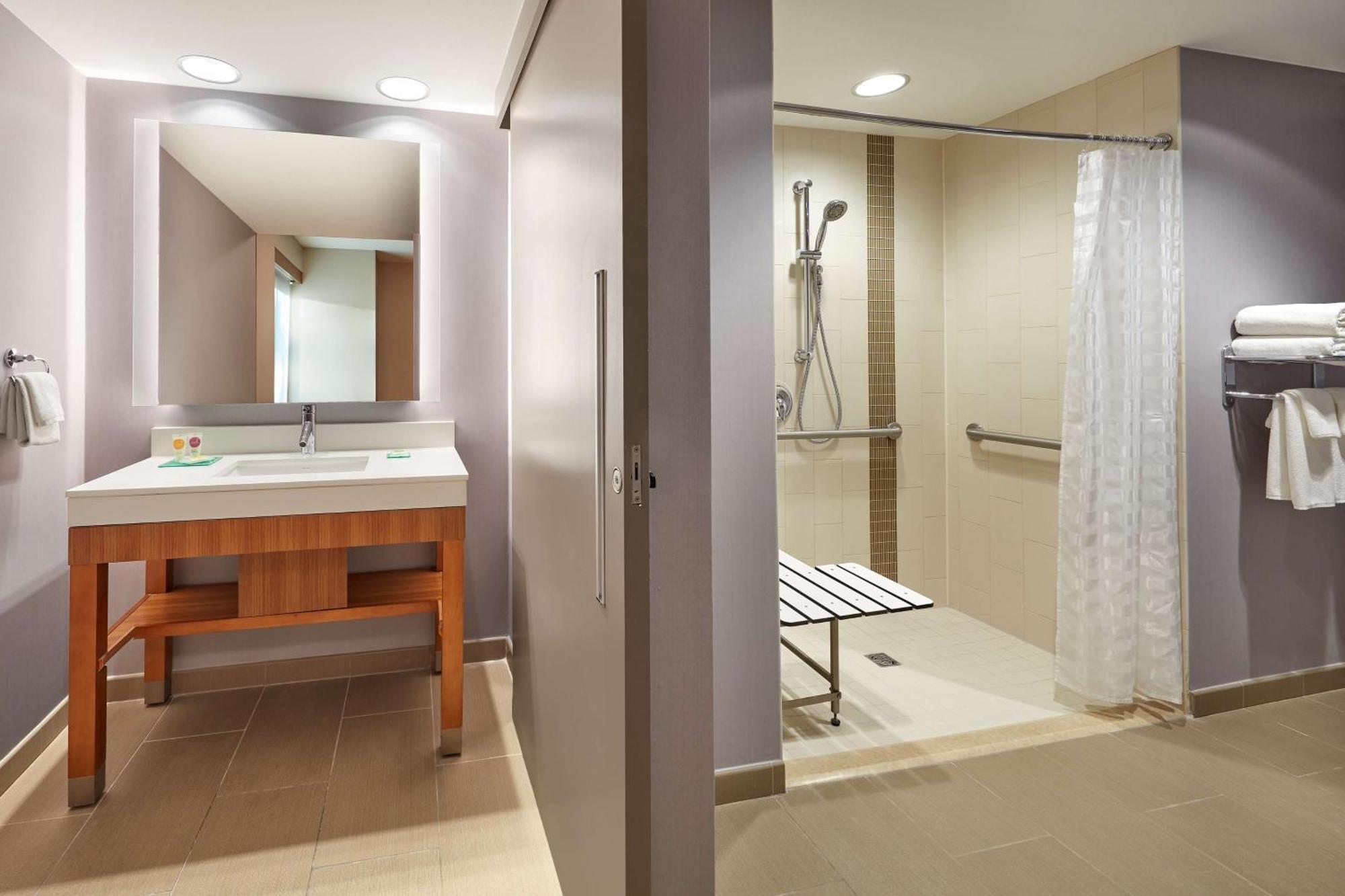 One-Bedroom King Suite Roll Shower Disability Access