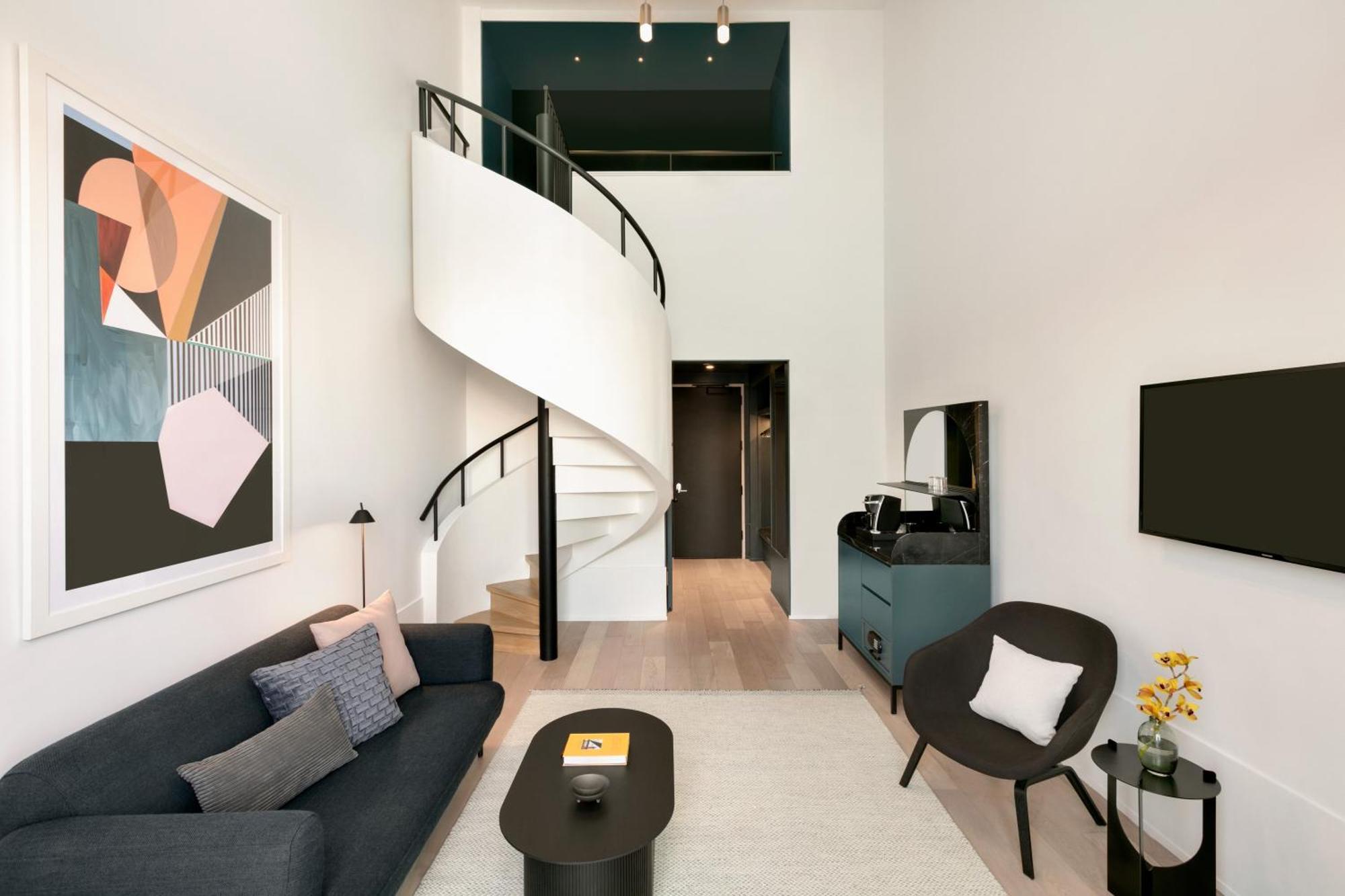 King Loft Suite Communications Accessible
