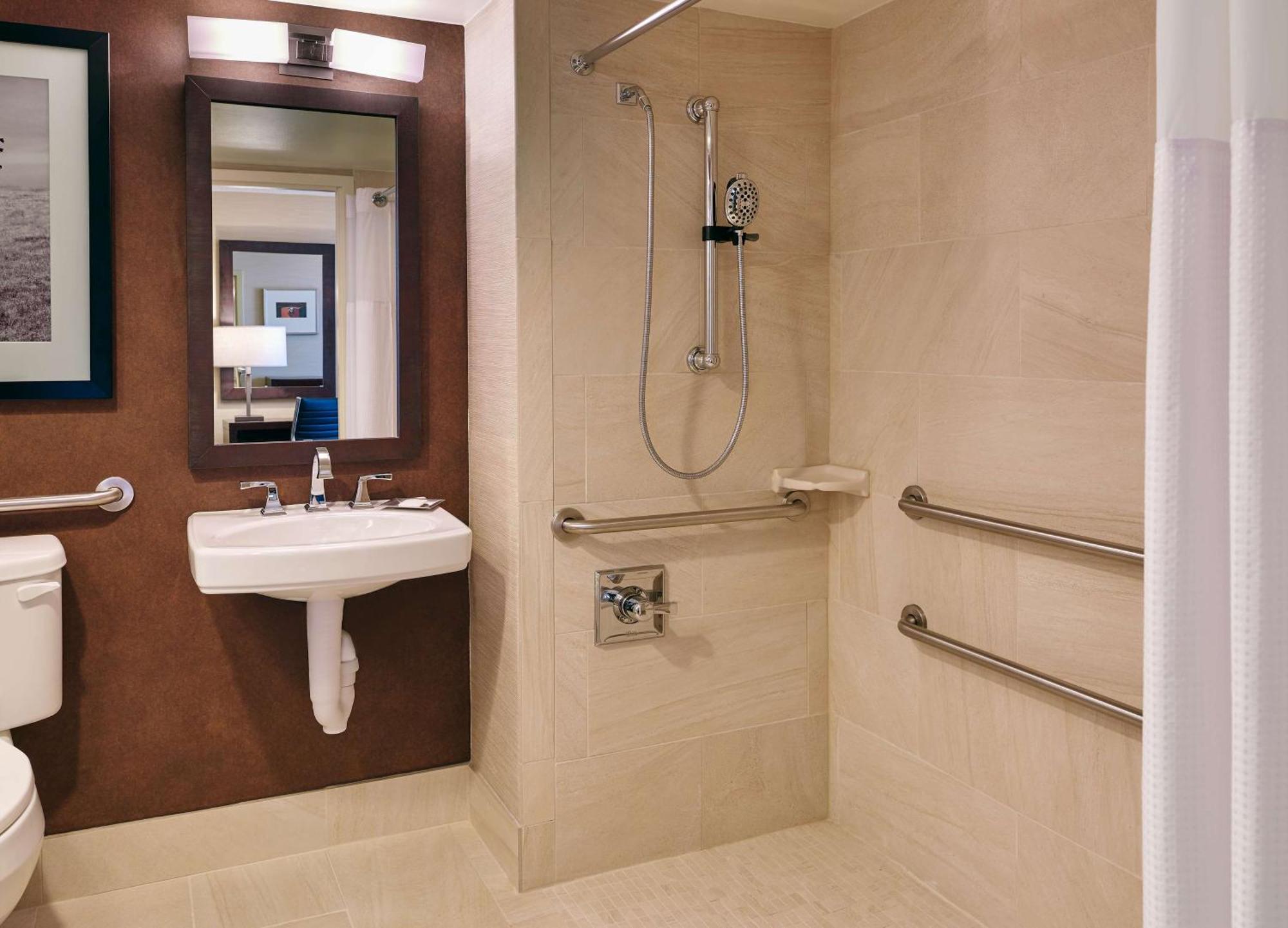 Double Room Roll Shower Mobility Hearing Accessible