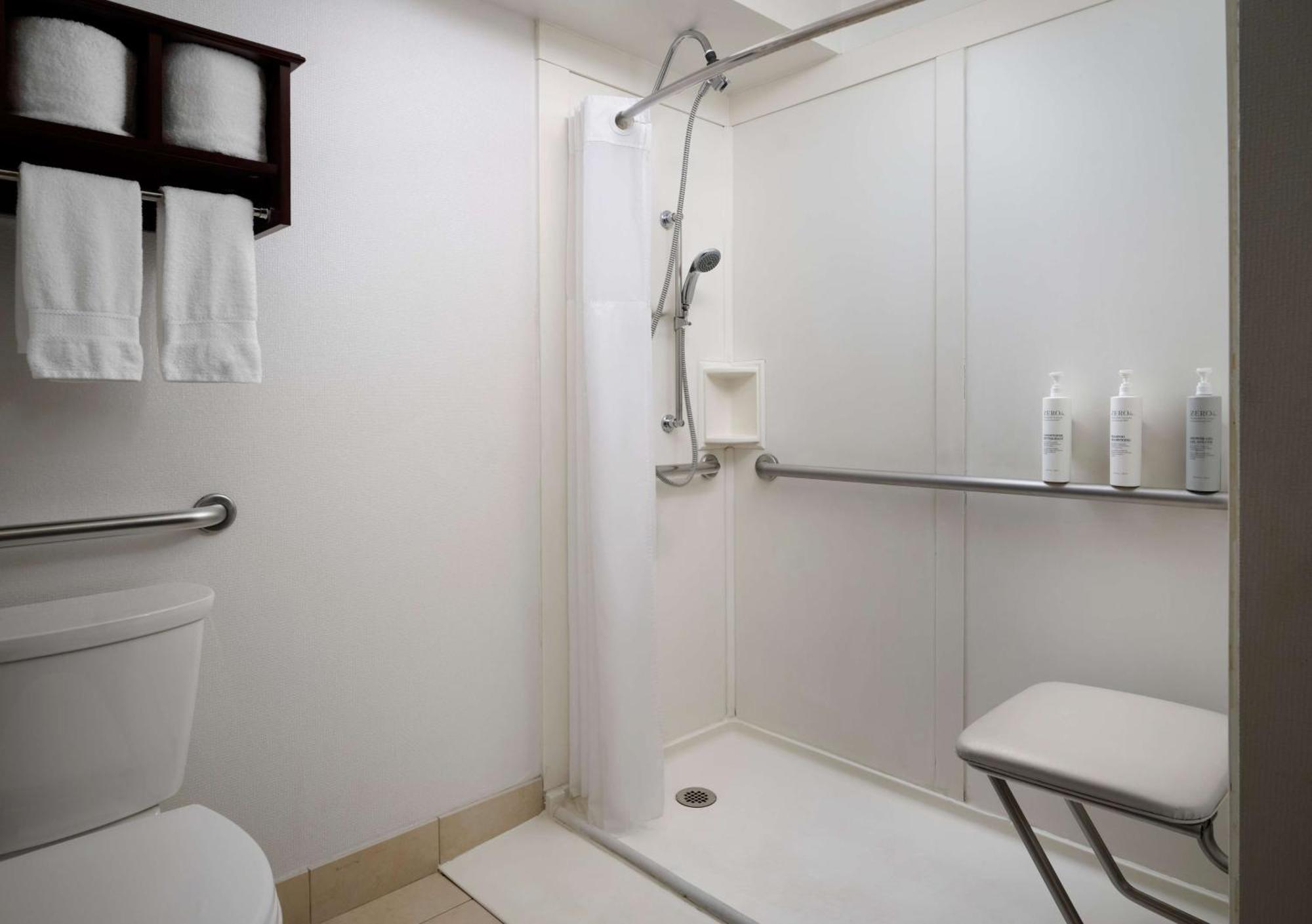 Two Queen Beds Roll Shower Disability Access