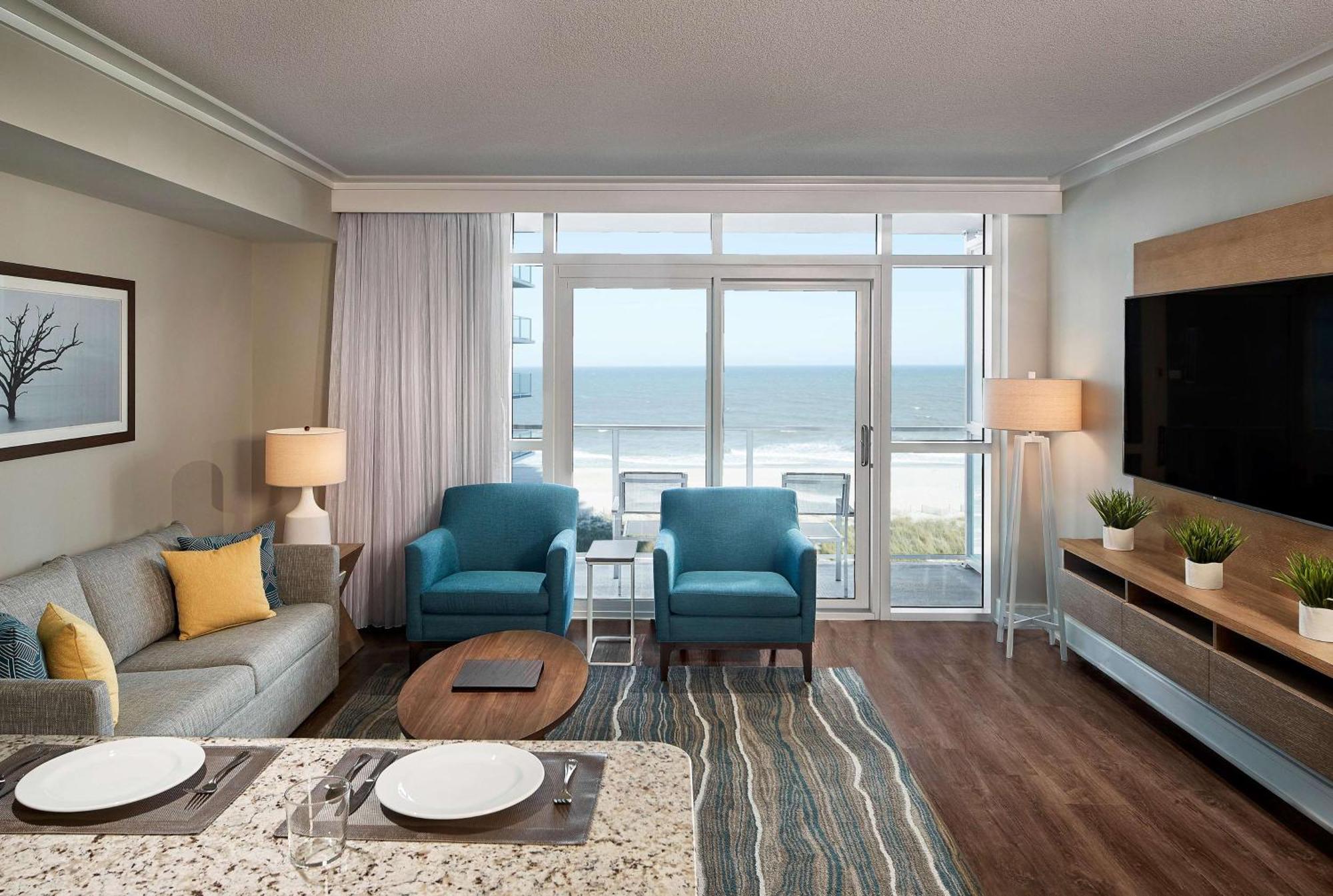 One-Bedroom King Suite Sofa Bed Ocean View
