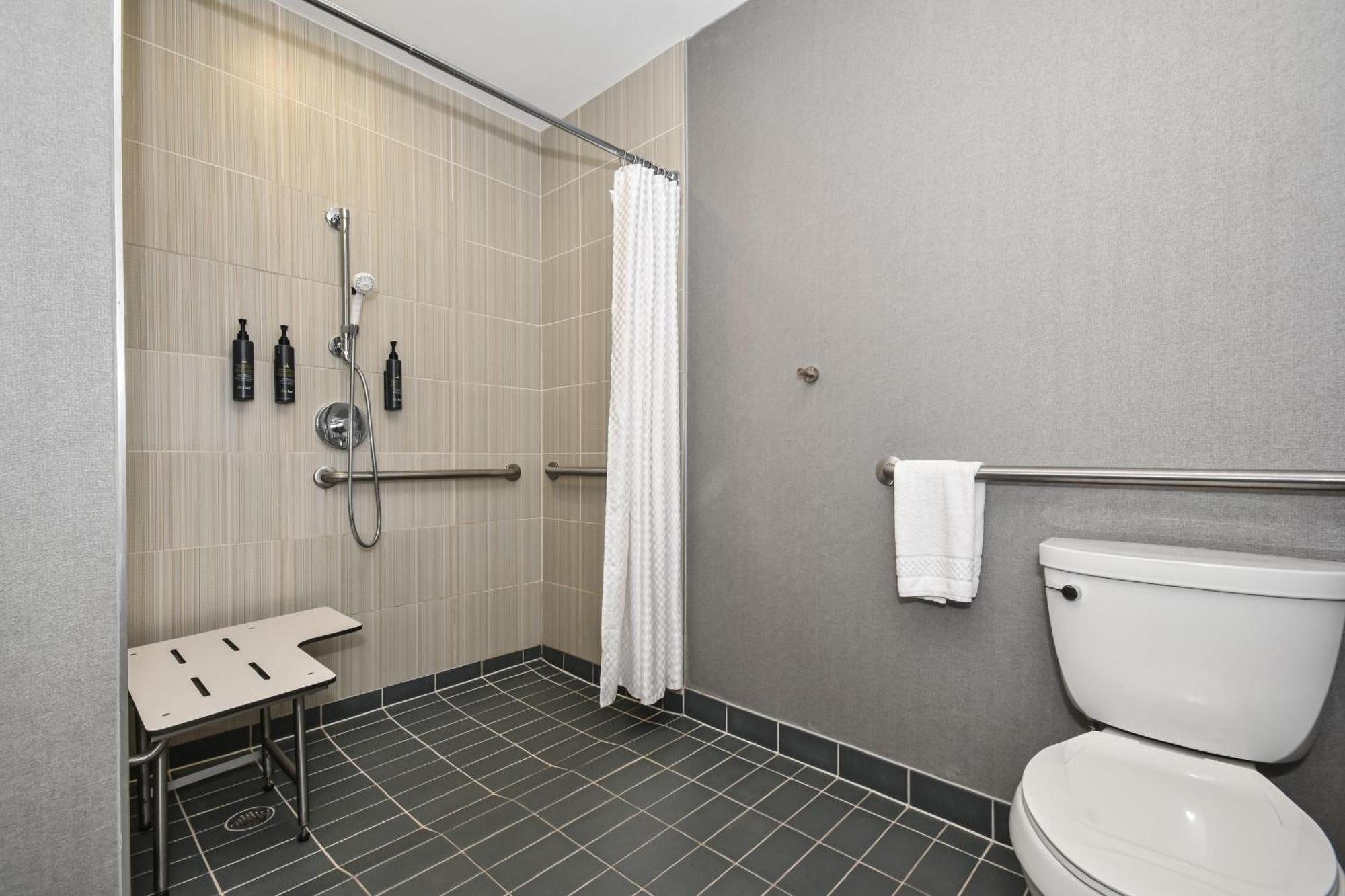 Queen Room Two Queen Beds Roll Shower Mobility Access or Hearing Accessible
