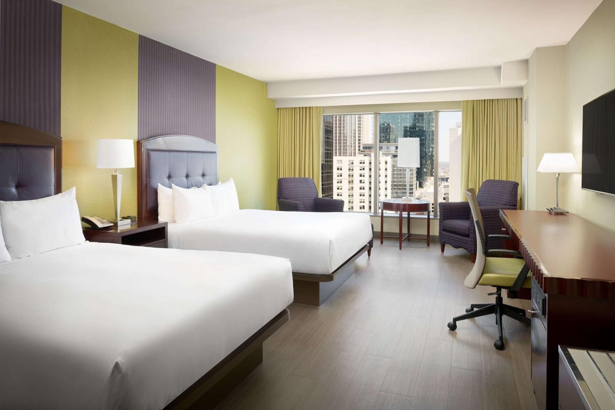 Deluxe Queen Room Two Queen Beds City View