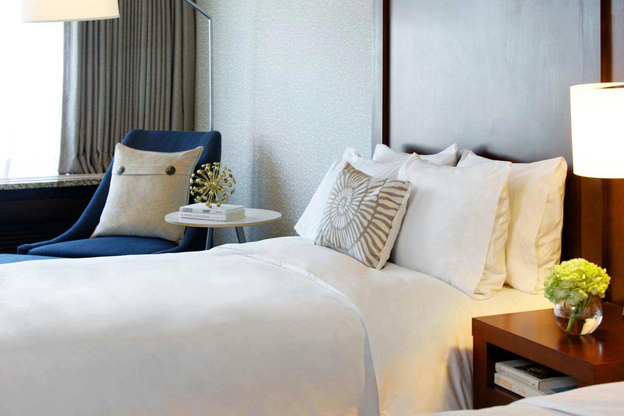Guest Room Two Double Beds City View