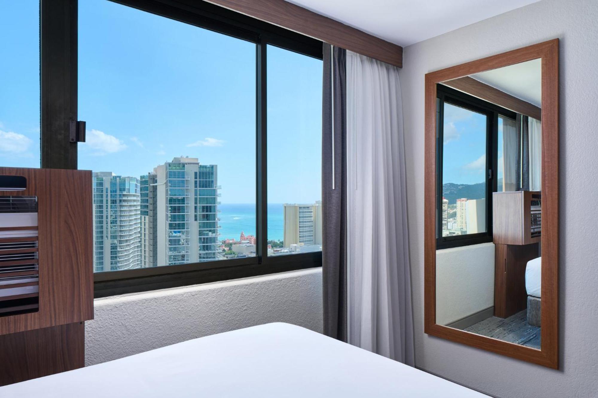 Double Room Two Double Beds Ocean View Non-Smoking