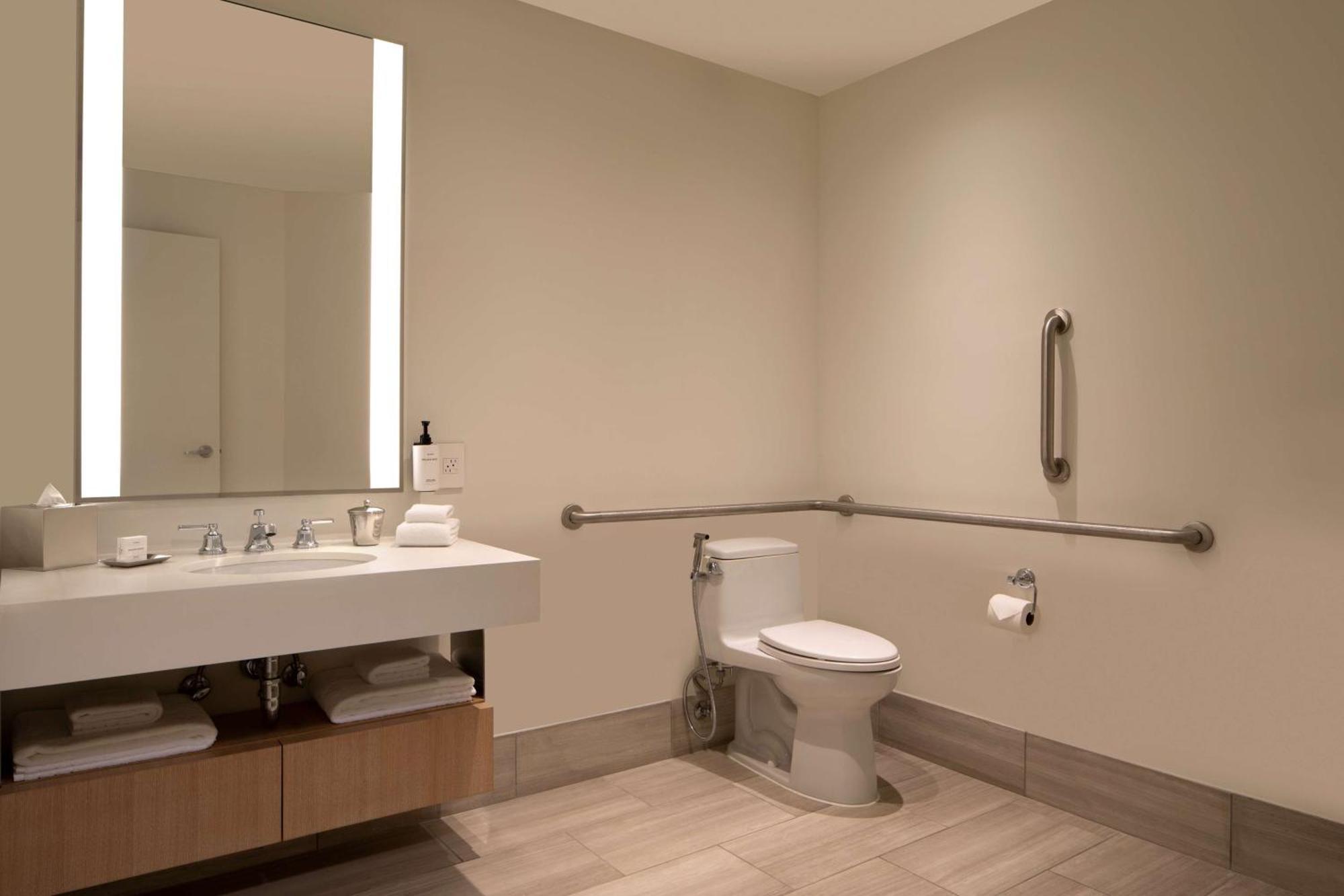 Deluxe King Room Tub Mobility or Hearing Access