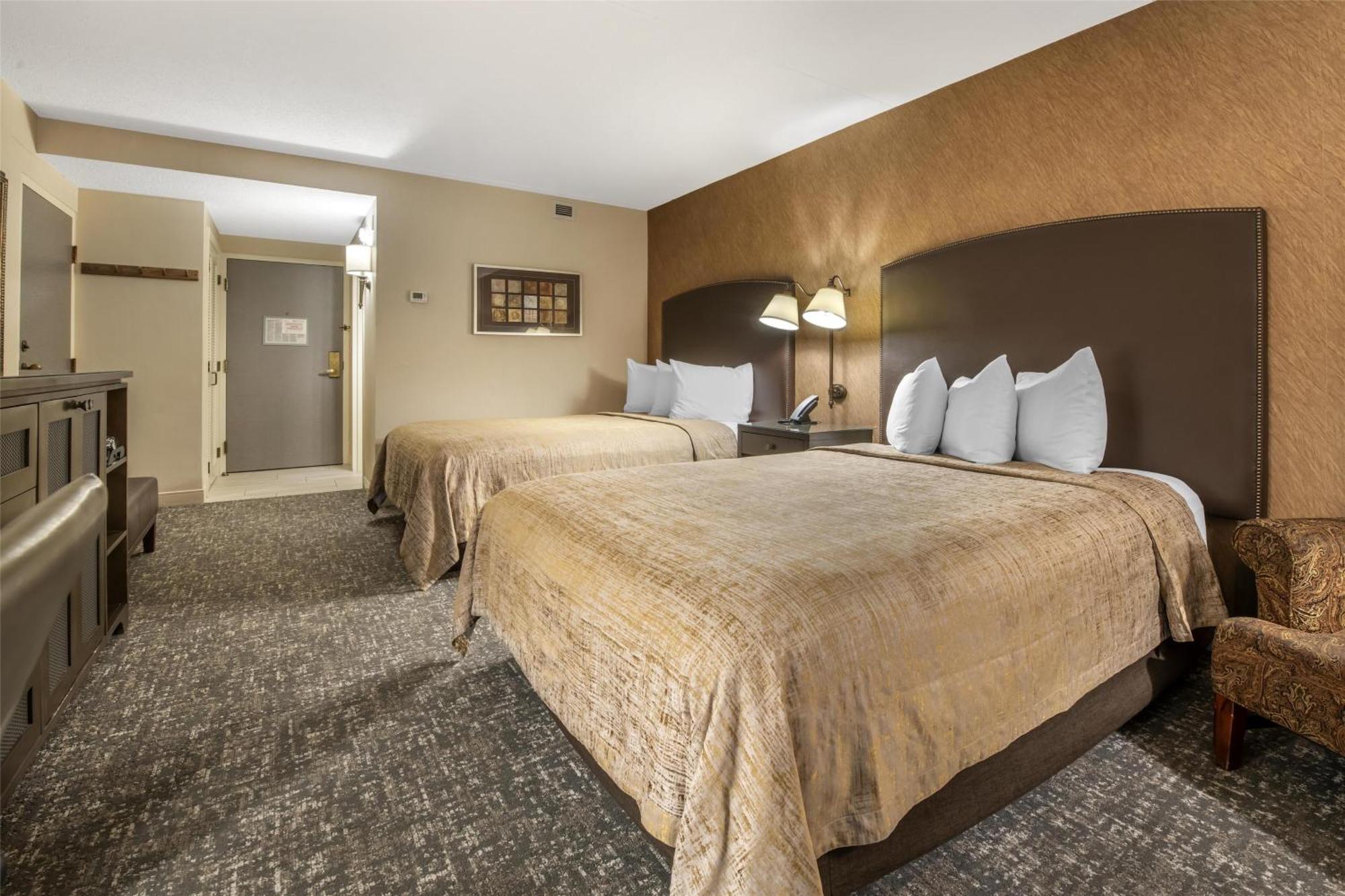 Double Room with Two Double Beds with Pool Access - Non-smoking