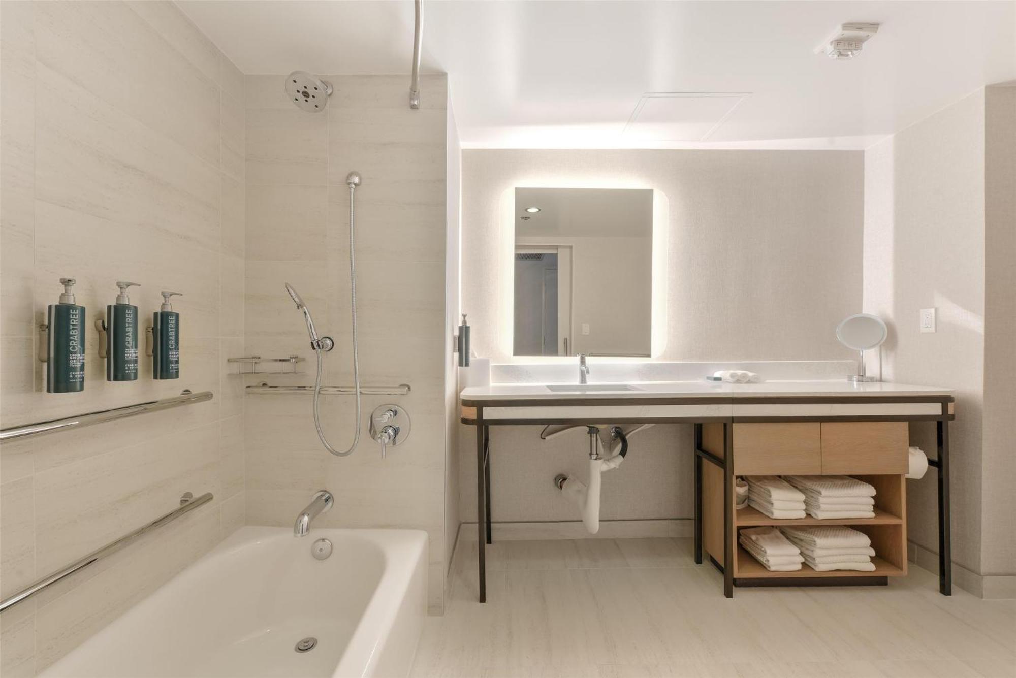 King Room Bath Tub Mobility Access