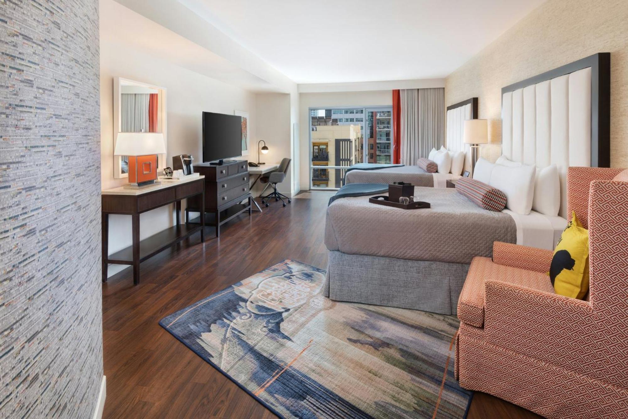 Premium Queen Room Two Queen Beds City View
