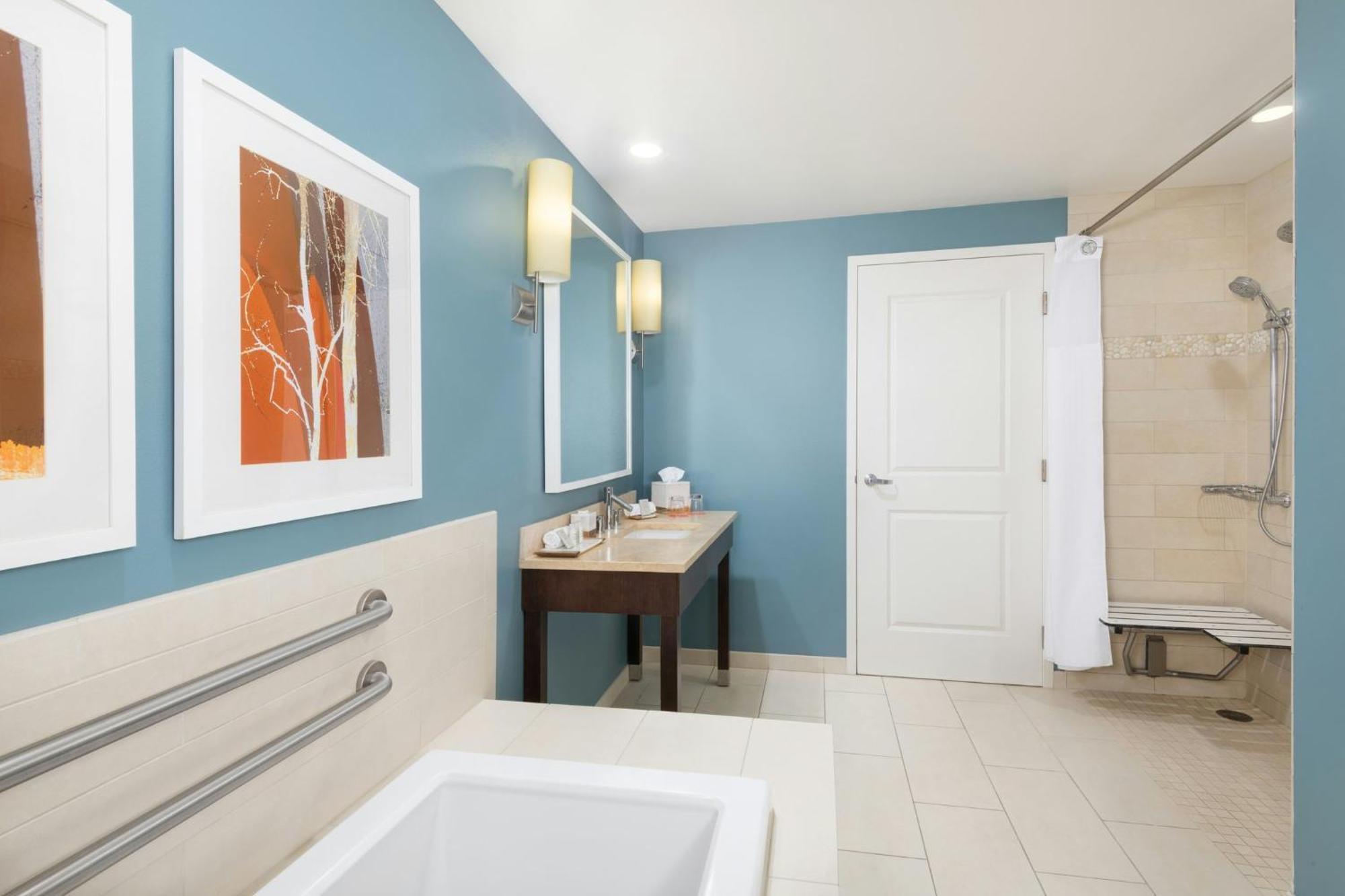 King Suite Mobility Accessible Roll Shower